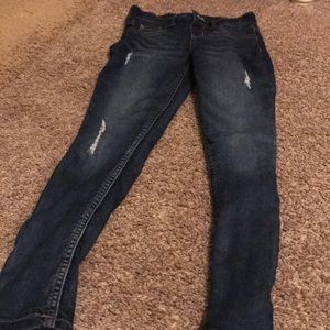 Jeans with rips in them